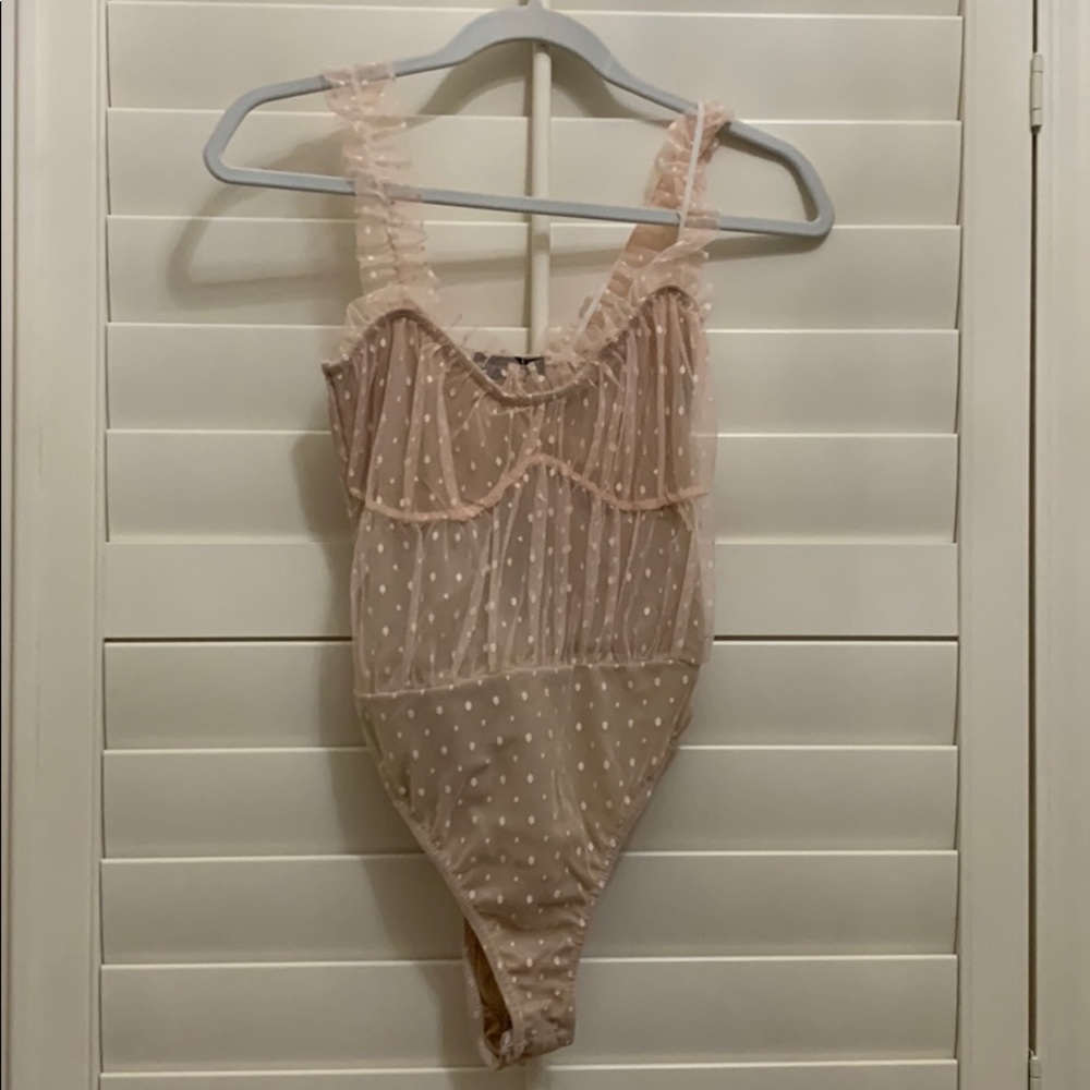 PLT pink bodysuit